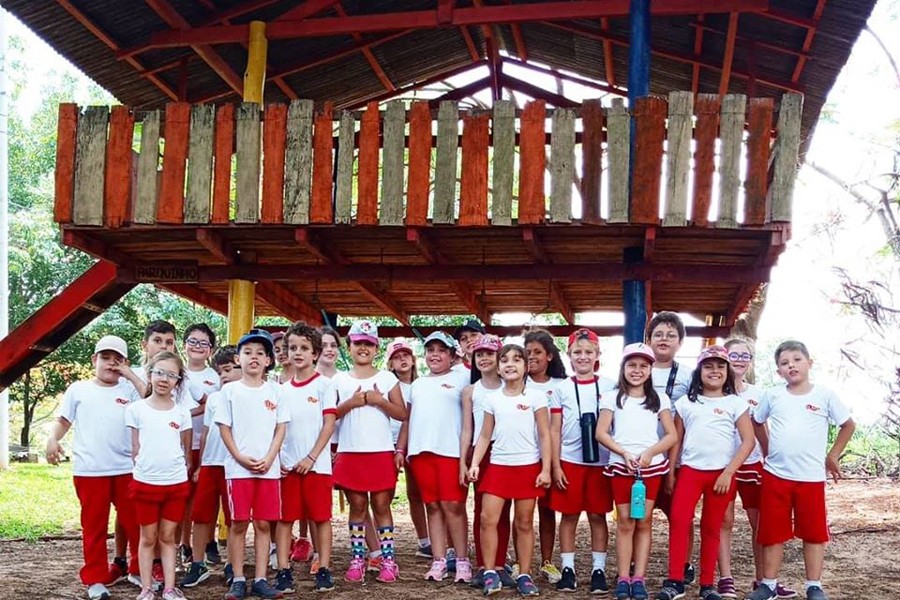 Viagem da turminha do 2º ano ao Acampamento Tibiriçá