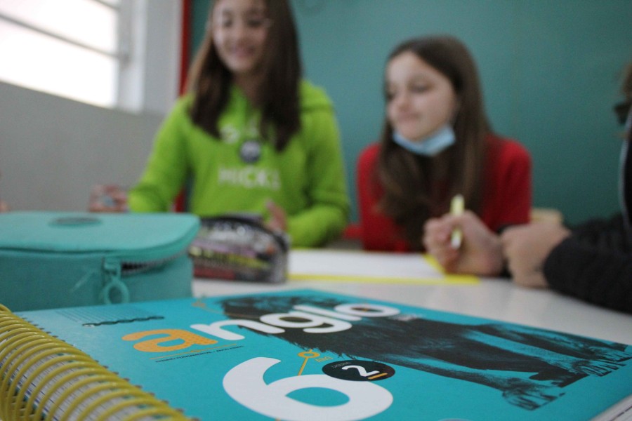 Produção de cartazes com os alunos do 6º ano
