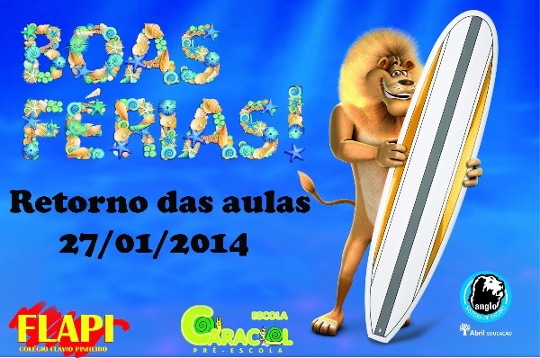 Boas Férias a todos!